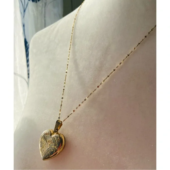 Vintage Heart Shaped 925 Silver Pendant - Picture 4 of 5